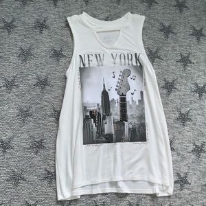 New York No Sleeve Shirt